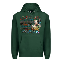 Sports Green living life somewhere between jesus take the wheel Premium Hoodie - Zillion Design Studio