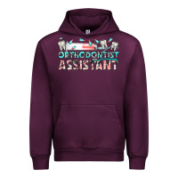 Mauve Wine orthodontist assistant Urban Hoodie - texasbilliewilder