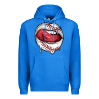 True Royal sports lips baseball Premium Hoodie - texasbilliewilder