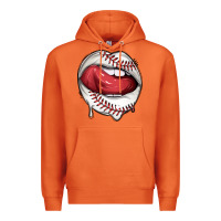 Carrot sports lips baseball Premium Hoodie - texasbilliewilder
