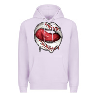 Lilac sports lips baseball Premium Hoodie - texasbilliewilder