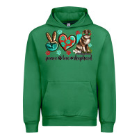 Emerald peace love australian shepherd Urban Hoodie - texasbilliewilder