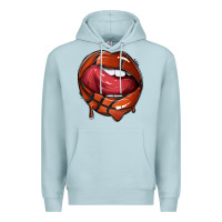 Blue Mist sports lips basketball Premium Hoodie - texasbilliewilder