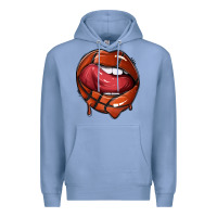 Colony Blue sports lips basketball Premium Hoodie - texasbilliewilder