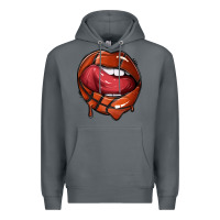 Rock sports lips basketball Premium Hoodie - texasbilliewilder