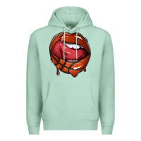 Seafoam sports lips basketball Premium Hoodie - texasbilliewilder
