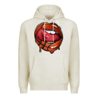 Oatmeal Heather sports lips basketball Premium Hoodie - texasbilliewilder