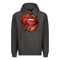 Smoke sports lips basketball Premium Hoodie - texasbilliewilder