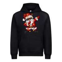 Black afro dabbing santa Urban Hoodie - Zillion Design Studio