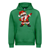 Emerald afro dabbing santa Urban Hoodie - Zillion Design Studio