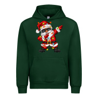 Foreset Green afro dabbing santa Urban Hoodie - Zillion Design Studio