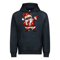 Navy afro dabbing santa Urban Hoodie - Zillion Design Studio