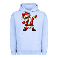 Pigment Grape Ice afro dabbing santa Urban Hoodie - Zillion Design Studio