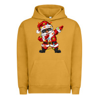 Pigment Peanut Butter afro dabbing santa Urban Hoodie - Zillion Design Studio