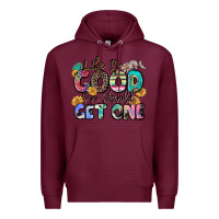 Burgundy life is good you should get one Premium Hoodie - Zillion Design Studio