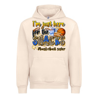 Sandshell im just here for the snacks basketball sister Urban Hoodie - Zillion Design Studio