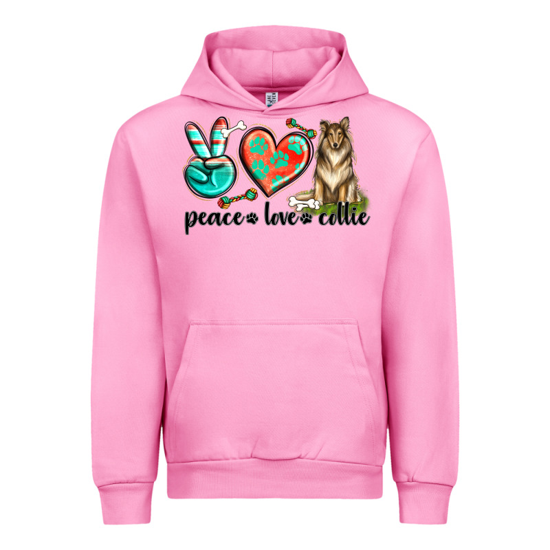 Peace Love Collie Urban Hoodie by texasbilliewilder | Teevron