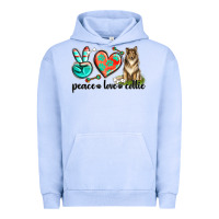 Pigment Grape Ice peace love collie Urban Hoodie - texasbilliewilder