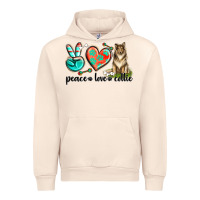 Sandshell peace love collie Urban Hoodie - texasbilliewilder