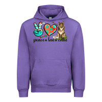 Tulip peace love collie Urban Hoodie - texasbilliewilder