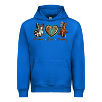 Cobalt peace love cowboy Urban Hoodie - texasbilliewilder