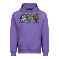 Tulip peace love cowboy Urban Hoodie - texasbilliewilder