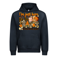 Navy im just here for the snacks basketball sister Urban Hoodie - Zillion Design Studio