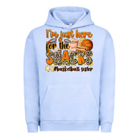 Pigment Grape Ice im just here for the snacks basketball sister Urban Hoodie - Zillion Design Studio