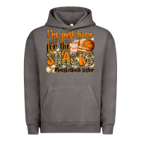 Pigment Tornado im just here for the snacks basketball sister Urban Hoodie - Zillion Design Studio