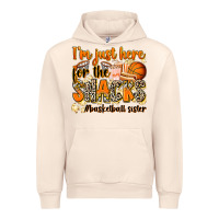 Sandshell im just here for the snacks basketball sister Urban Hoodie - Zillion Design Studio