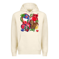Tofu dominican republic  hearts Premium Hoodie - texasbilliewilder