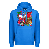True Royal dominican republic  hearts Premium Hoodie - texasbilliewilder