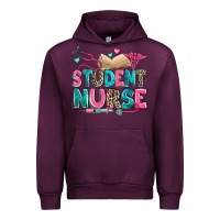 Mauve Wine student nurse Urban Hoodie - Zillion Design Studio