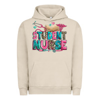 Pigment French Oak student nurse Urban Hoodie - Zillion Design Studio