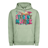 Pigment Oil Green student nurse Urban Hoodie - Zillion Design Studio