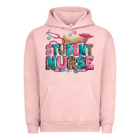 Pigment Salmon student nurse Urban Hoodie - Zillion Design Studio
