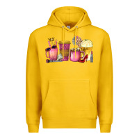 Lemon boss lady coffee cups with money Premium Hoodie - texasbilliewilder