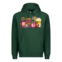 Sports Green boss lady coffee cups with money Premium Hoodie - texasbilliewilder