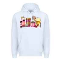 White boss lady coffee cups with money Premium Hoodie - texasbilliewilder
