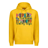 Lemon i speak my mind because it hurts to bite my tongue Premium Hoodie - Zillion Design Studio