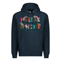 Navy i speak my mind because it hurts to bite my tongue Premium Hoodie - Zillion Design Studio