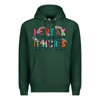Sports Green i speak my mind because it hurts to bite my tongue Premium Hoodie - Zillion Design Studio
