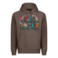 Coffee i speak my mind because it hurts to bite my tongue Premium Hoodie - Zillion Design Studio