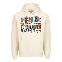 Tofu i speak my mind because it hurts to bite my tongue Premium Hoodie - Zillion Design Studio