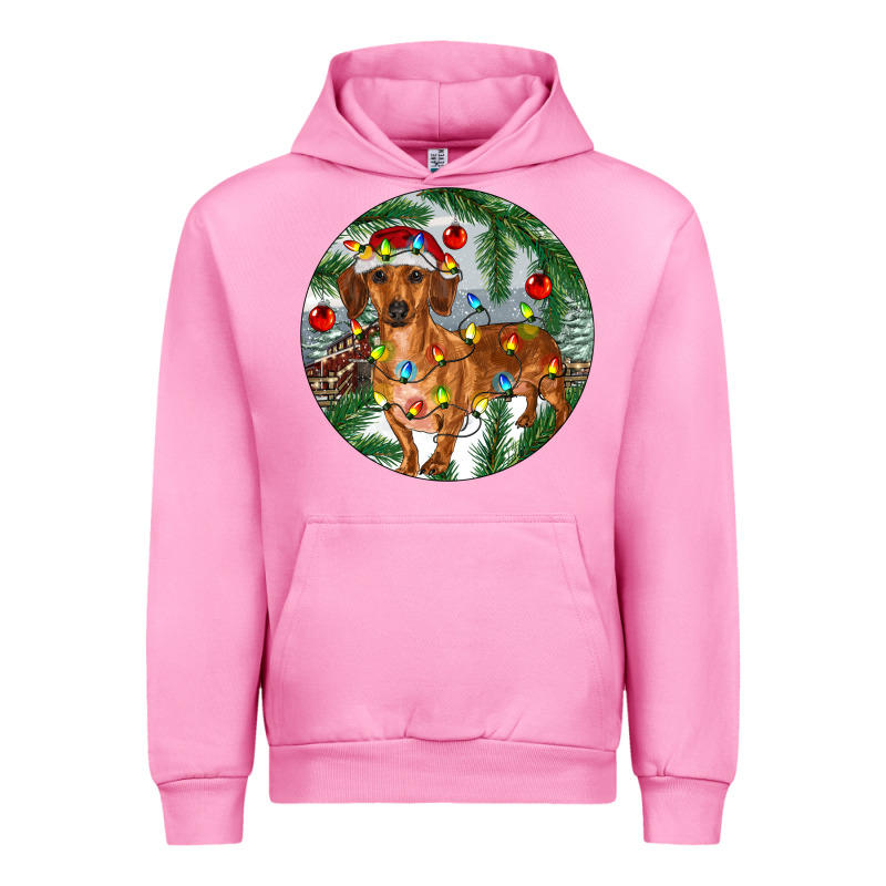 Dachshund Christmas Tree Urban Hoodie by RanaPortraitStore | Teevron