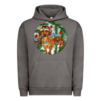 Pigment Tornado Dachshund Christmas Tree Urban Hoodie - RanaPortraitStore