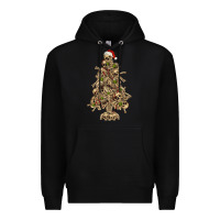 Black Skeleton Christmas Tree Premium Hoodie - RanaPortraitStore