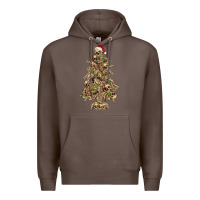 Coffee Skeleton Christmas Tree Premium Hoodie - RanaPortraitStore