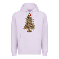 Lilac Skeleton Christmas Tree Premium Hoodie - RanaPortraitStore