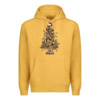 Mustard Skeleton Christmas Tree Premium Hoodie - RanaPortraitStore